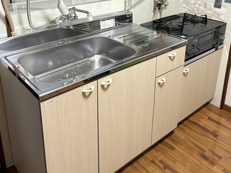 キッチンリフォーム 収納力と使い勝手を高めたキッチン