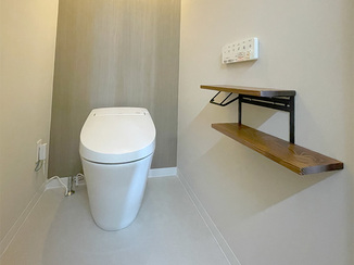 トイレリフォーム インテリア性を高めたスタイリッシュなレストルーム